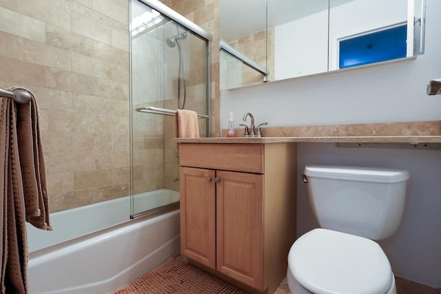 400 E Randolph St Unit 1824, Chicago, IL 60601 - full bath with toilet, vanity, and shower / bath combination with glass door