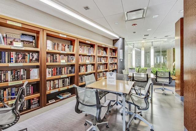 400 E Randolph St Unit 1824, Chicago, IL 60601 - office with wall of books and visible vents