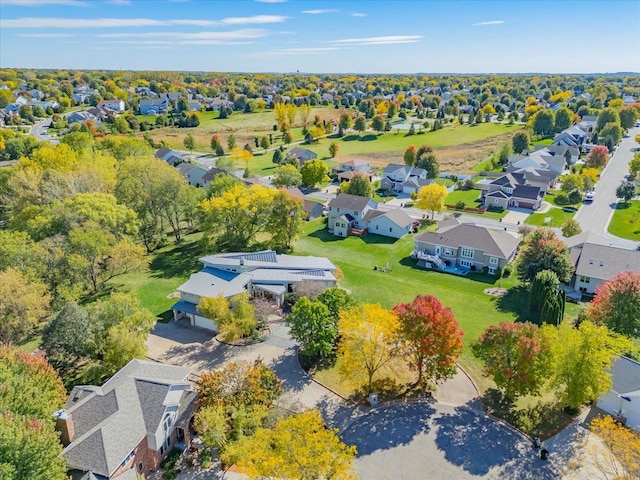 birds eye view of property featuring a residential view