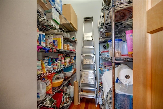 view of pantry