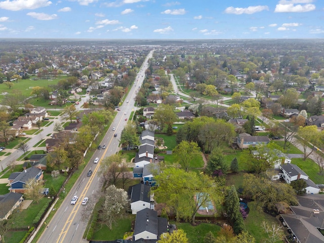 drone / aerial view featuring a residential view