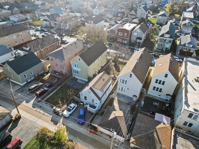 drone / aerial view featuring a residential view