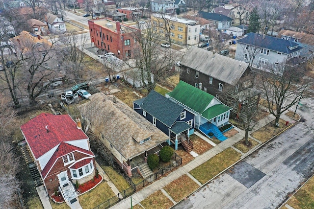 birds eye view of property featuring a residential view