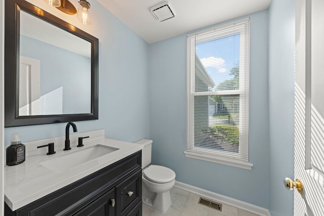 2031 Edinburgh Ln, Aurora, IL 60504 - bathroom with vanity and marble look tile flooring