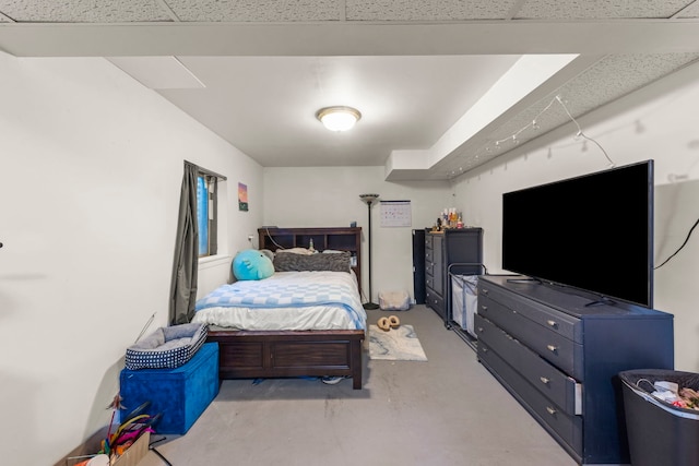 2031 Edinburgh Ln, Aurora, IL 60504 - bedroom with concrete floors