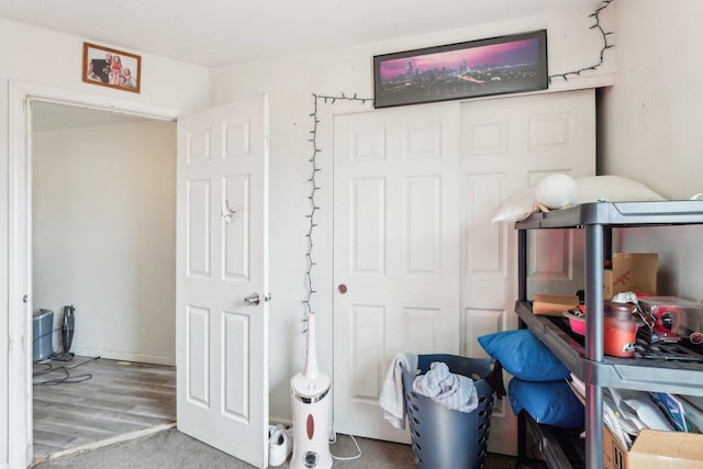 bedroom featuring a closet