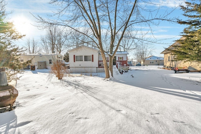 view of front of home