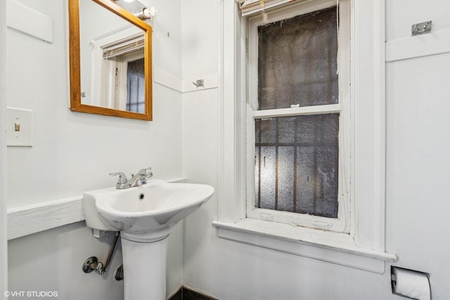 bathroom with a sink