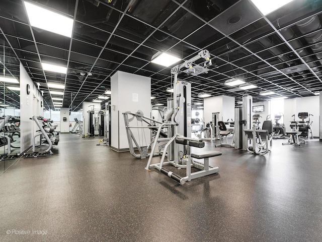 view of exercise room