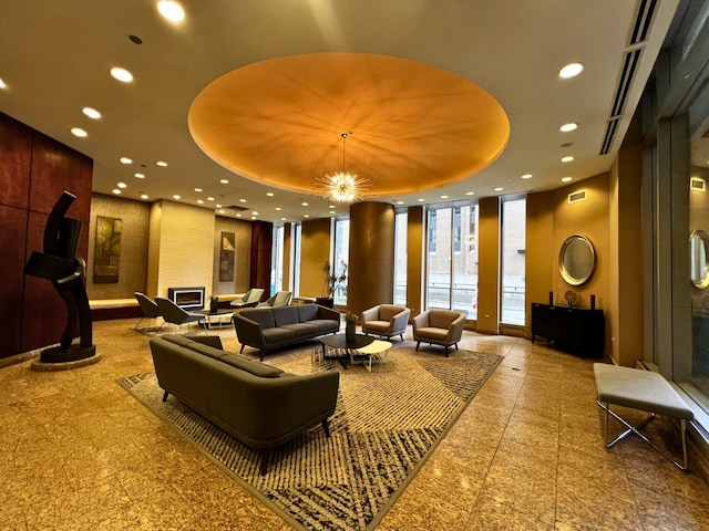 view of community lobby