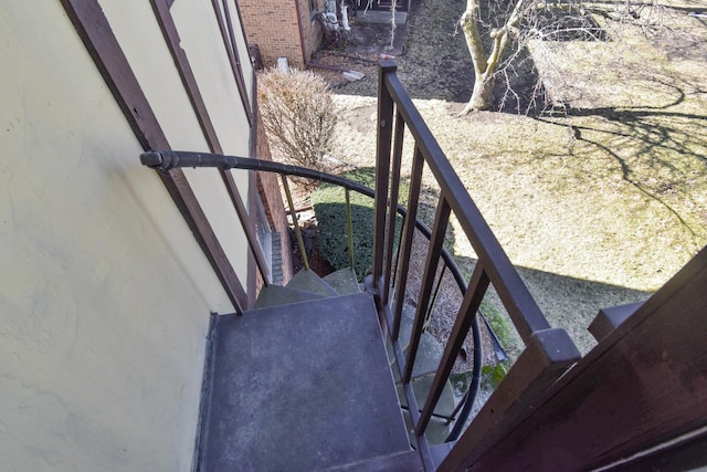 208 Carol Ct Unit A2, Pontiac, IL 61764 - view of staircase