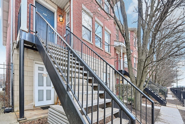 view of staircase