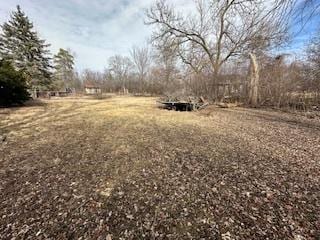 view of yard featuring a rural view