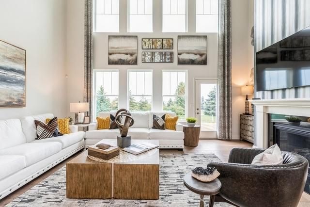 382 W Point Cir, Algonquin, IL 60102 - sunroom / solarium with a glass covered fireplace