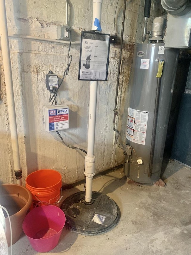 utilities featuring water heater