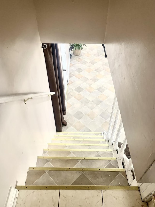 view of stairs