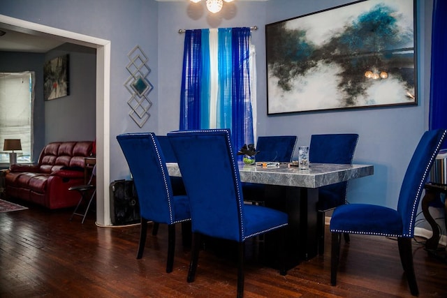 dining room featuring hardwood / wood-style floors