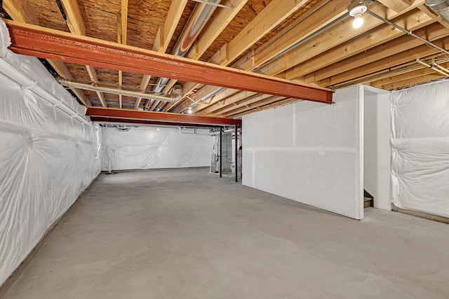 733 Juniper St, Oswego, IL 60543 - view of unfinished below grade area
