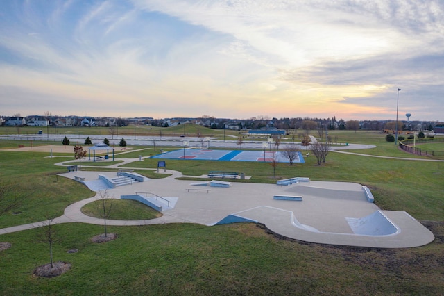 733 Juniper St, Oswego, IL 60543 - aerial view at dusk of a view of greenspace