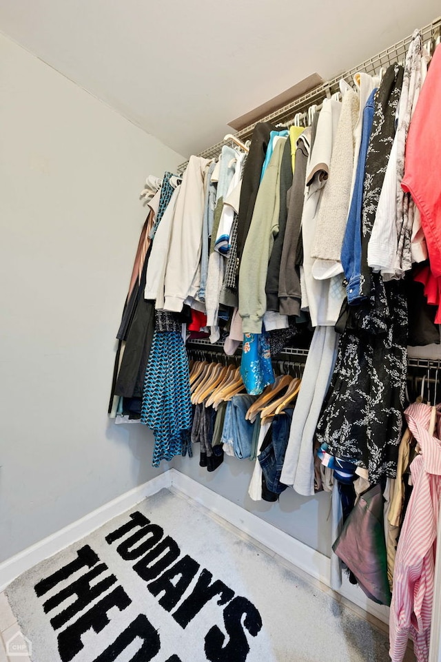 view of spacious closet