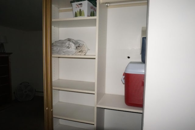 view of closet