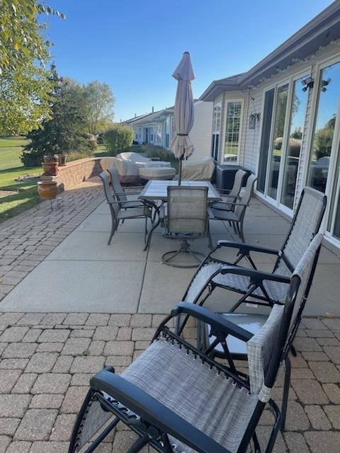 view of patio / terrace featuring outdoor dining space