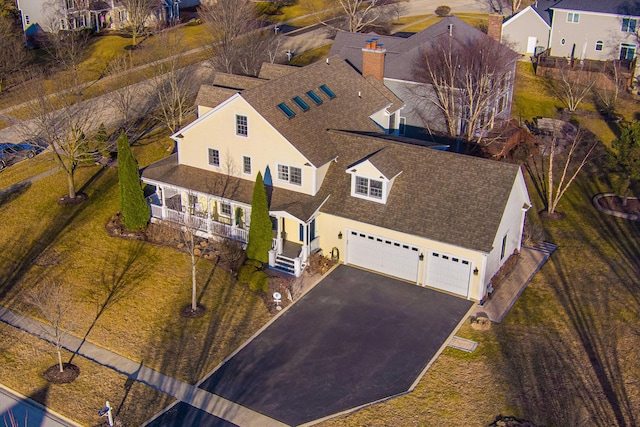 drone / aerial view