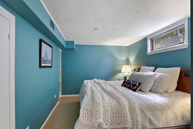 living room featuring light colored carpet