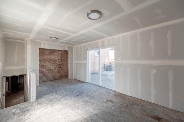 view of unfurnished living room