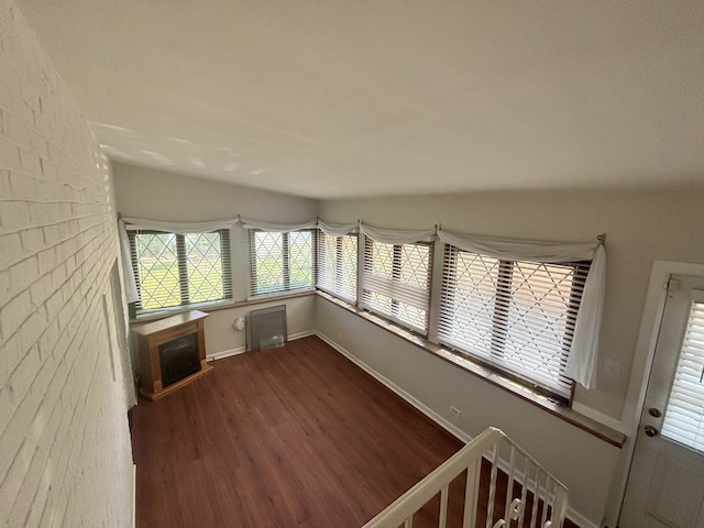 2820 W 84th St, Chicago, IL 60652 - unfurnished sunroom with lofted ceiling