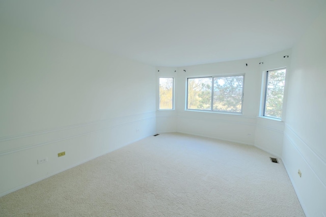 unfurnished room featuring carpet