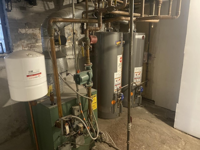 utilities featuring water heater