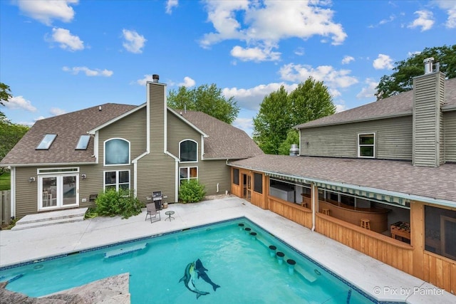 pool featuring a patio