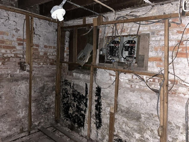 utility room with electric panel