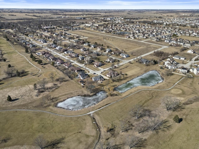 bird's eye view featuring a residential view