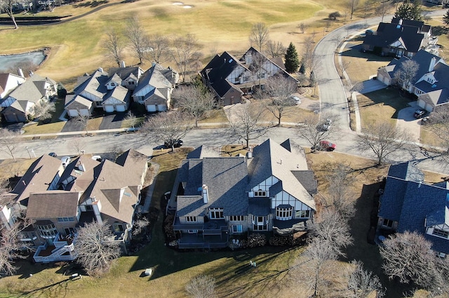 drone / aerial view featuring a residential view