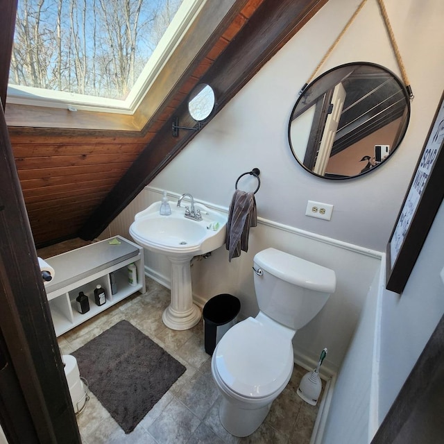 bathroom featuring toilet