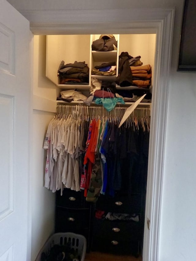 view of closet