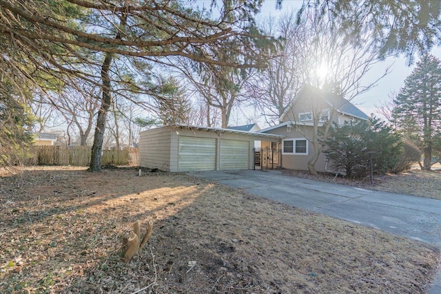 view of front of home