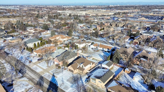 drone / aerial view featuring a residential view