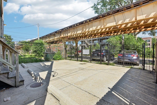 view of patio / terrace with fence