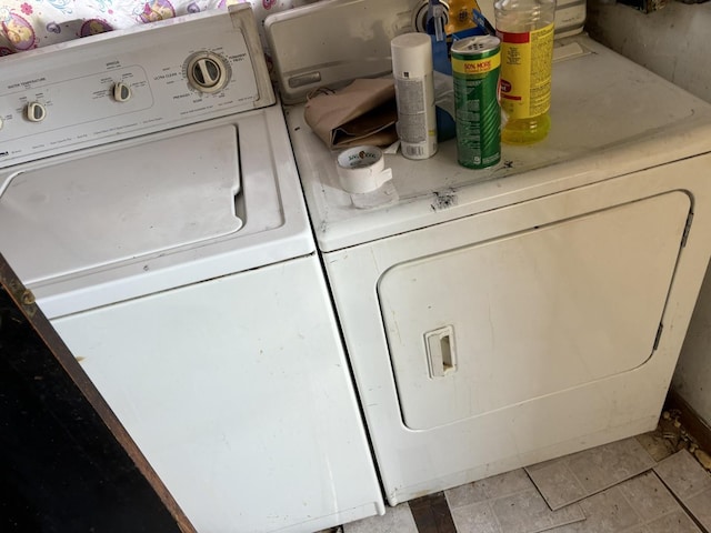 laundry area with laundry area and washer and dryer