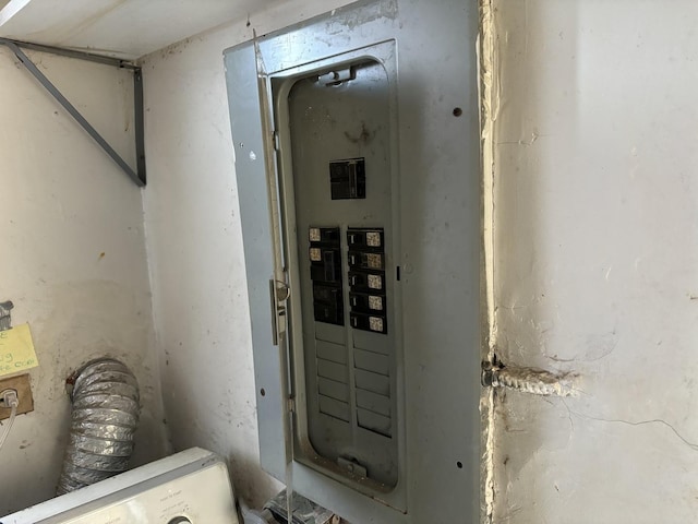 utility room featuring electric panel