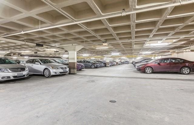 view of parking deck