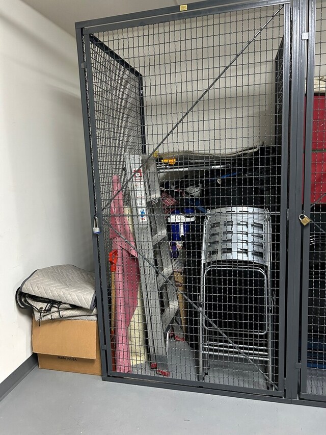 view of storage