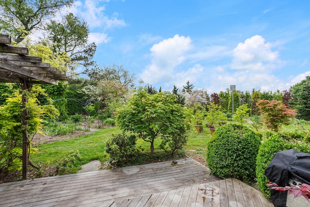 2806 Oakmont Ct, Champaign, IL 61821 - deck featuring a pergola