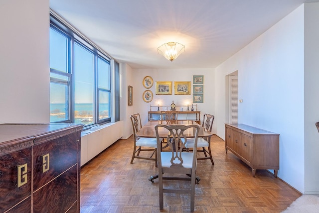 view of dining area