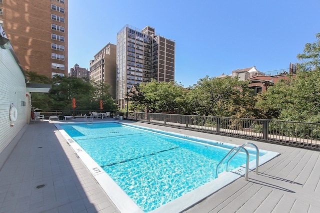 view of community pool