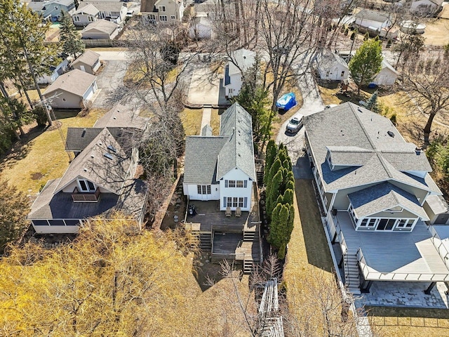 birds eye view of property featuring a residential view