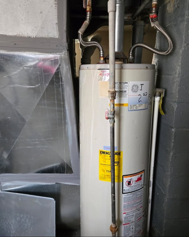 utilities featuring water heater